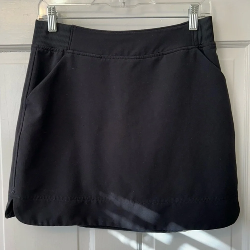 Women’s Athletic Skirt Black | Modest | Lined w Shorts 32 Degrees Size S